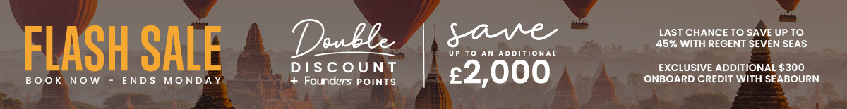 Panache Cruises Double Discounts - Save up to an Additional £2,000