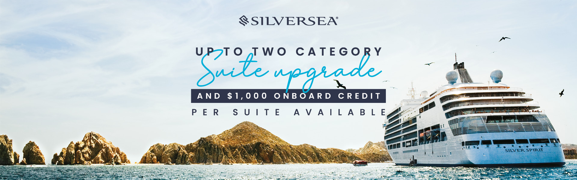 Suite Upgrades and Free Onboard Credit with Silversea